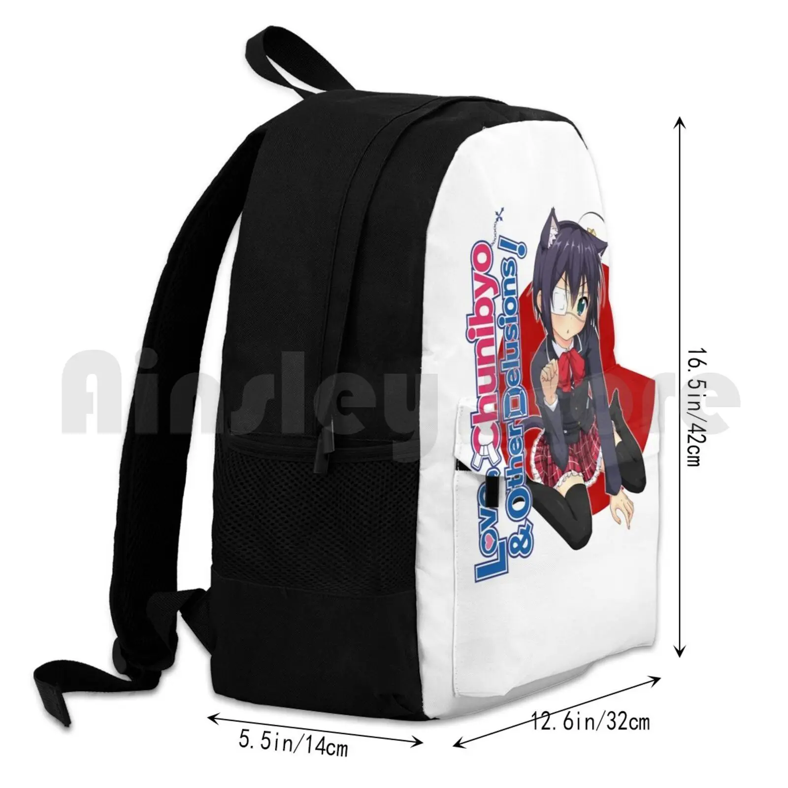 Love Rikka Chan And Other Delusions Outdoor-Wanderrucksack Wasserdicht Camping Reisen Kawaii Japan Rikka Cosplay Anime Manga