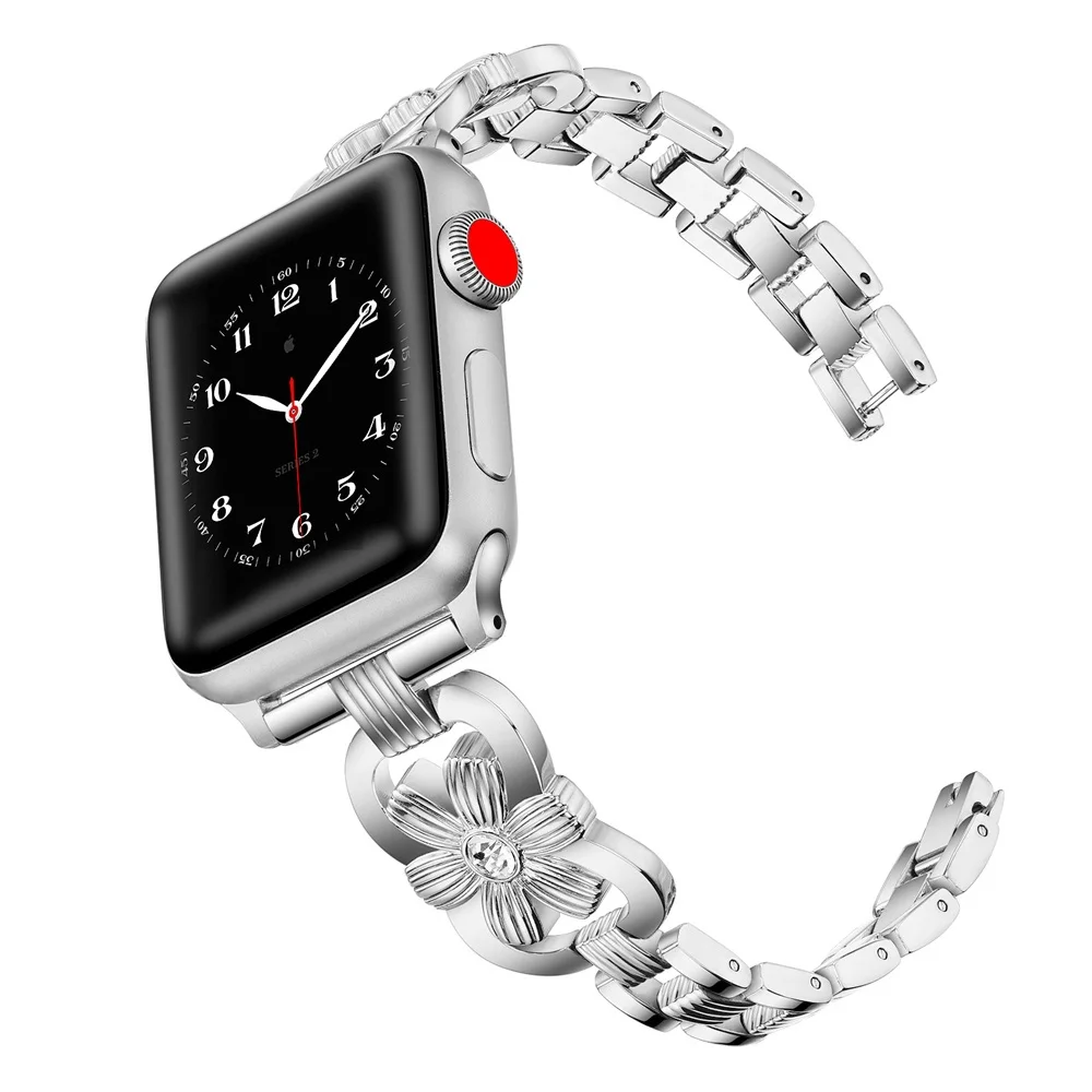 

Watchbands for apple watch band 40mm 44mm 38mm 42mm Series 5 4 3 Women Jewelry Wristband for iwatch Strap Bling Diamond Bracelet