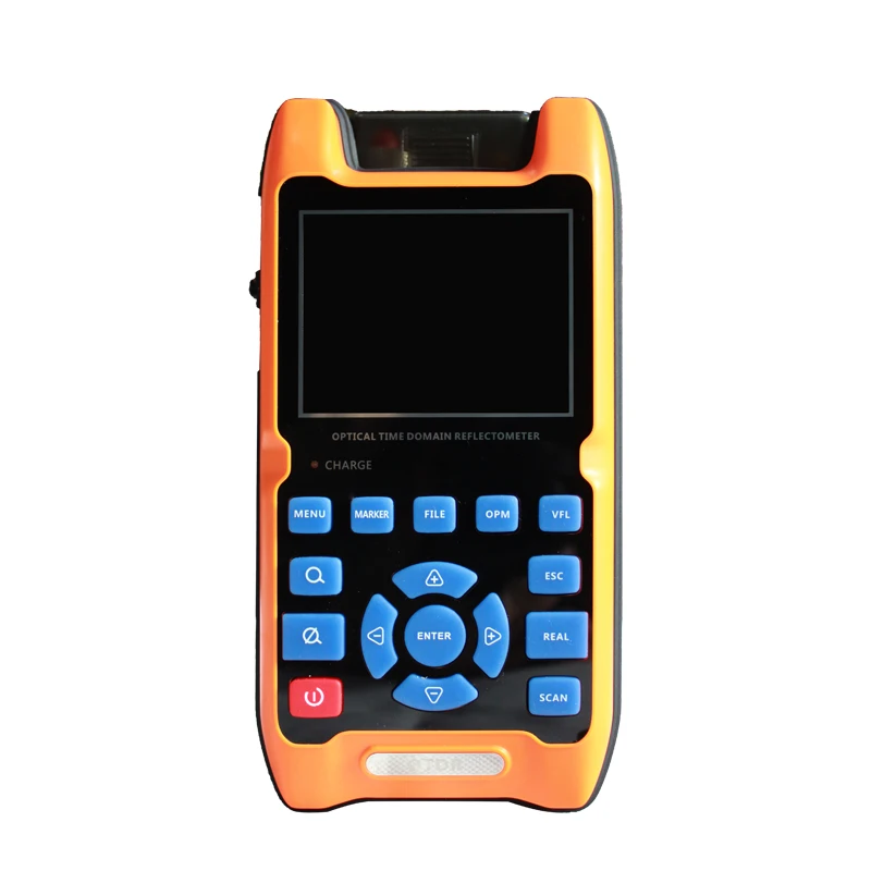 New Handheld OTDR fiber tester 1310/1550nm 120km with English Espanol 32/30dB 100KM