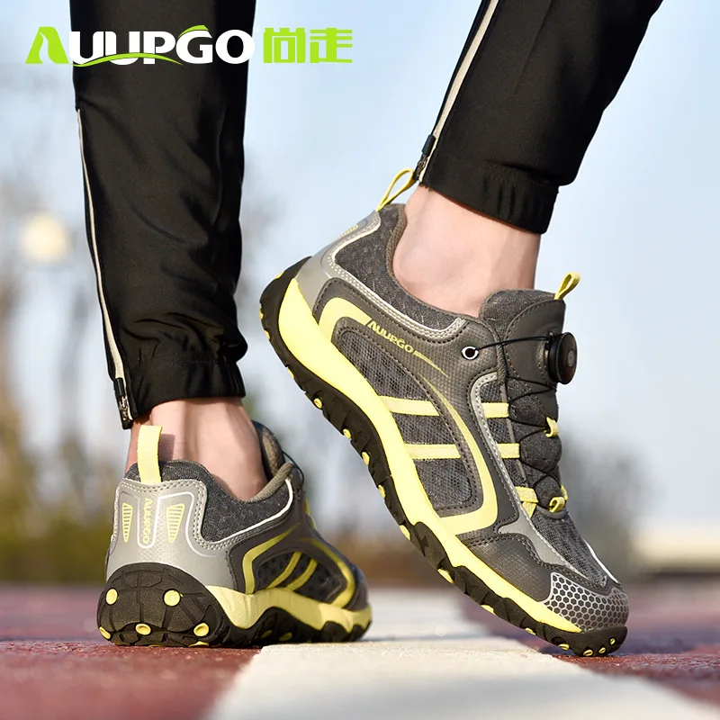 Auupgo 2020 mężczyźni piesze wycieczki buty trekkingowe oddychająca siatka szybkie suszenie kobiety odkryte trampki człowiek buty trekkingowe dla