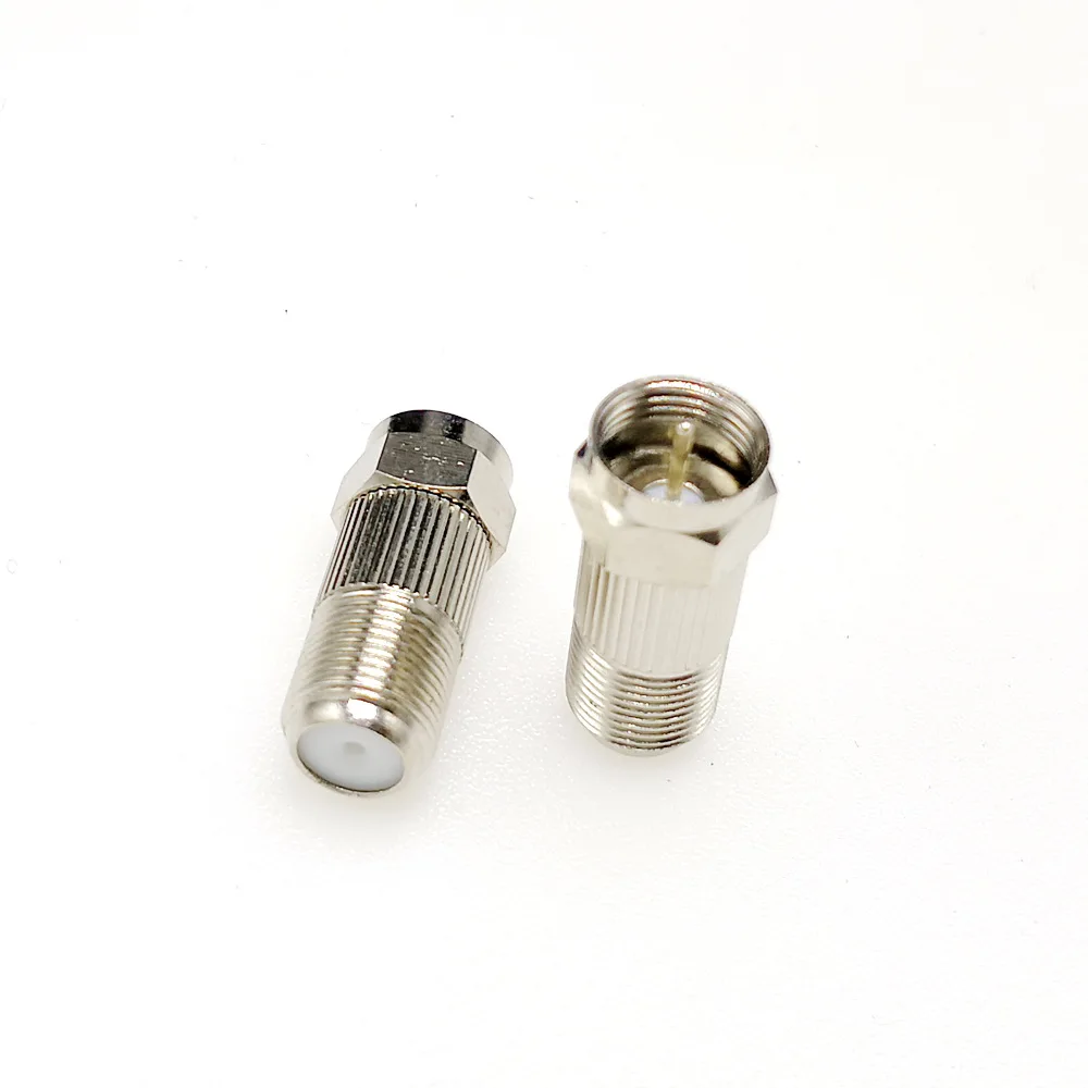 F Type British System To Metric System F Type Male To Female CATV RF Conversion Connector 5Pcs/Lot