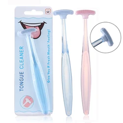 Soft Silicone Tongue Brush Cleaning the Surface of Oral Brushes Scraper Cleaner Fresh Breath Health
