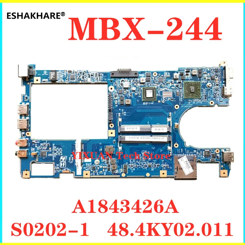 

For SONY VPCYB3 MBX-244 Laptop motherboard A1843426A S0202-1 48.4KY02.011 PCG-31311T PCG-31311W PCG-31211T motherboard