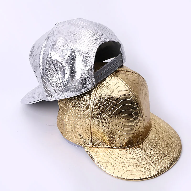 Autumn Spring Baseball Cap For Woman And Men Golden Silver Metallic Luster Solid Color Caps Unisex Hip Hop Baggy Slouch Dad Hats