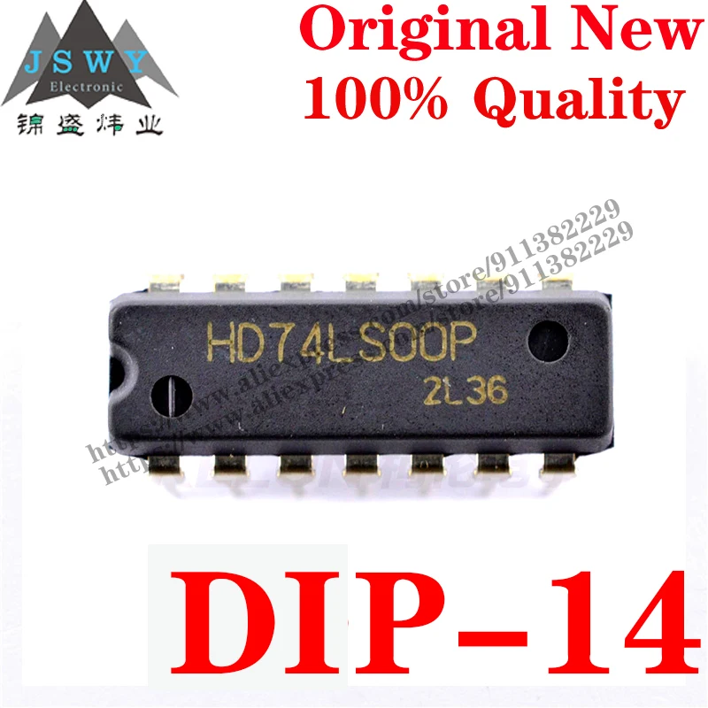 10-~-100-piezas-hd74ls00p-dip-14-semiconductor-2-entrada-4-nand-gate-ic-chip-con-modulo-arduino-envio-gratis-hd74ls00