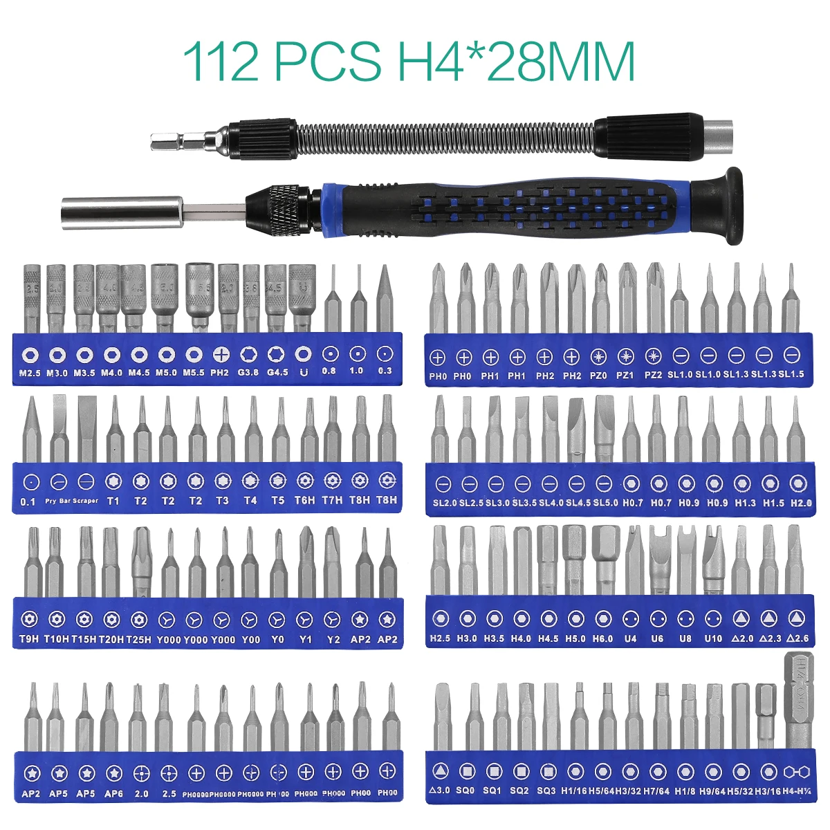 172 In 1 Precision Screwdriver Set Magnetic Screw Driver Torx Hex Bits Portable Multitools PC Phone Repair Hand Tool Kits