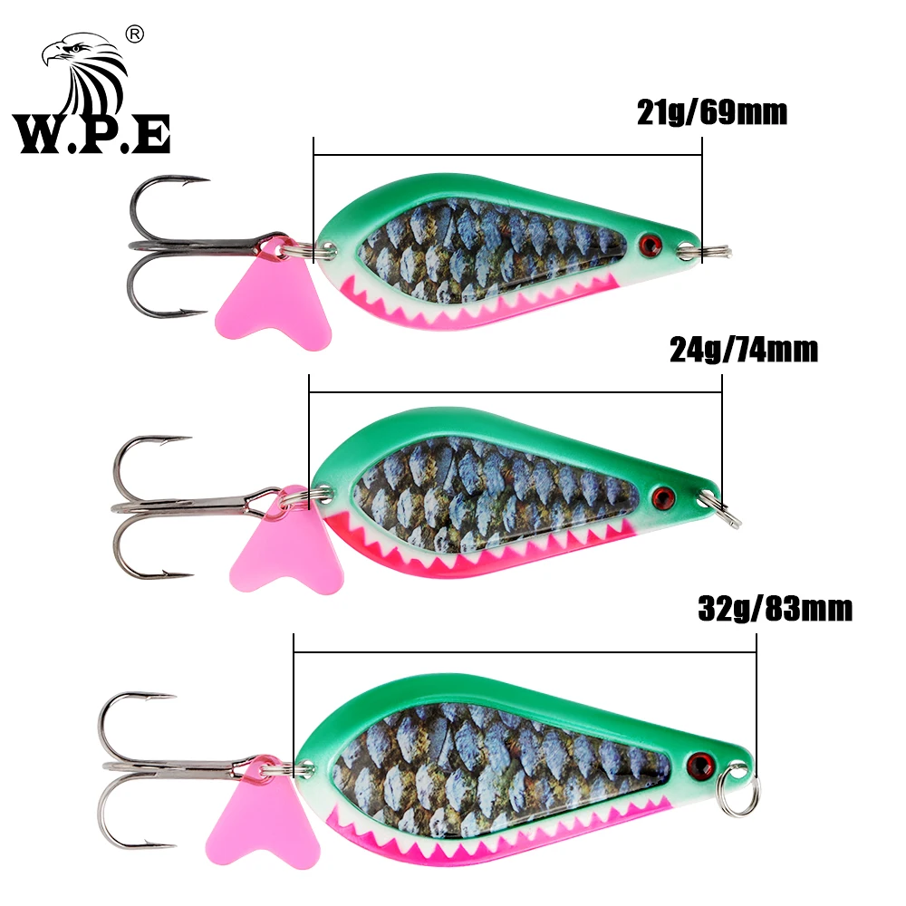 W.P.E Cuchara Giratoria – Señuelo Metal para Lucio y Trucha - imagen 3