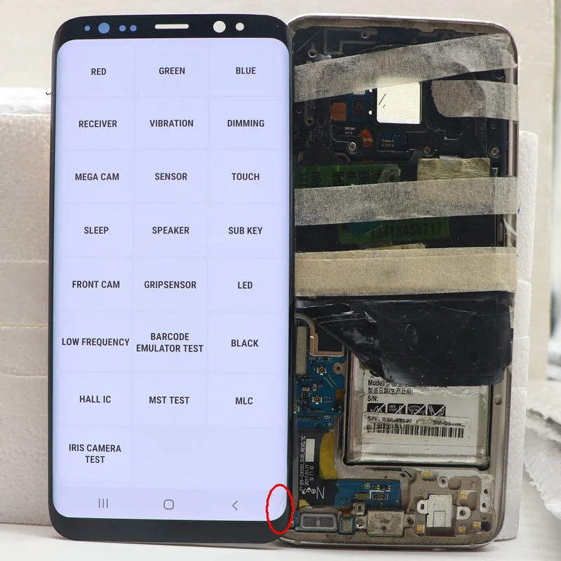 Imagem -06 - Super Amoled s8 Display Lcd Touch Screen Digitizer Assembly Apto para Samsung Galaxy s8 G950 G950f G950u Sm-g950f ds G950v