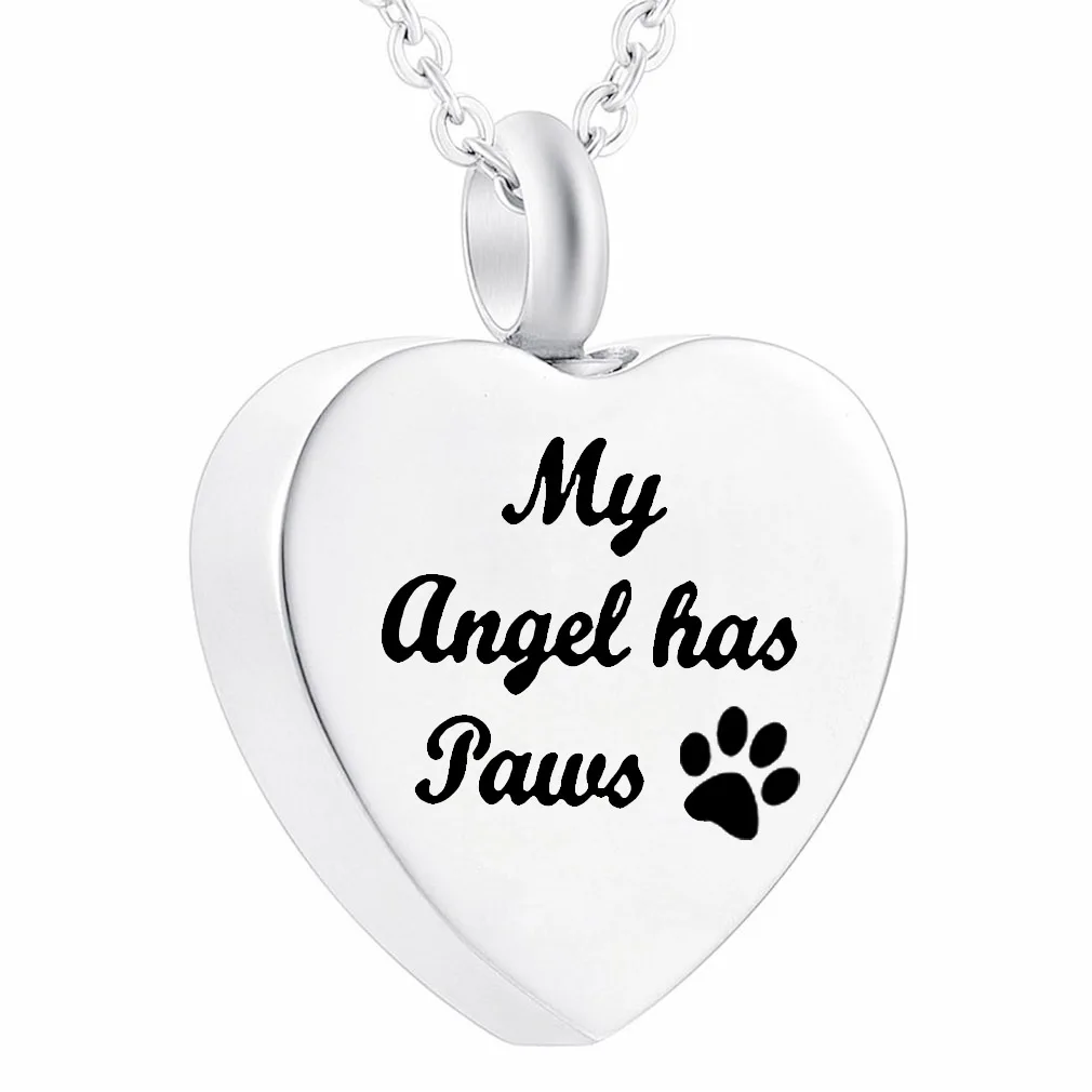 Heart Cremation Jewelry for Ashes Urn Necklace Women Men Keepsake for Pet/Human Ash Suitable for daily wear , Hanging in the car