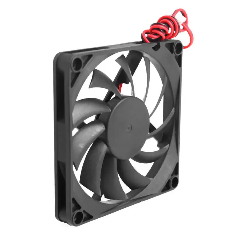 Cooling Fan 5V 2 Pin 80x80x10mm Pc Computer CPU System Heatsink Brushless Cooling Fan 8010