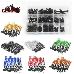 Aluminum Motorcycle Fairing Screws Nuts Kit Moto Body Work Bolts Screw Fit For Aprilia rs 125 rsv4 rs4 tuono v4 1100 Buell xb12