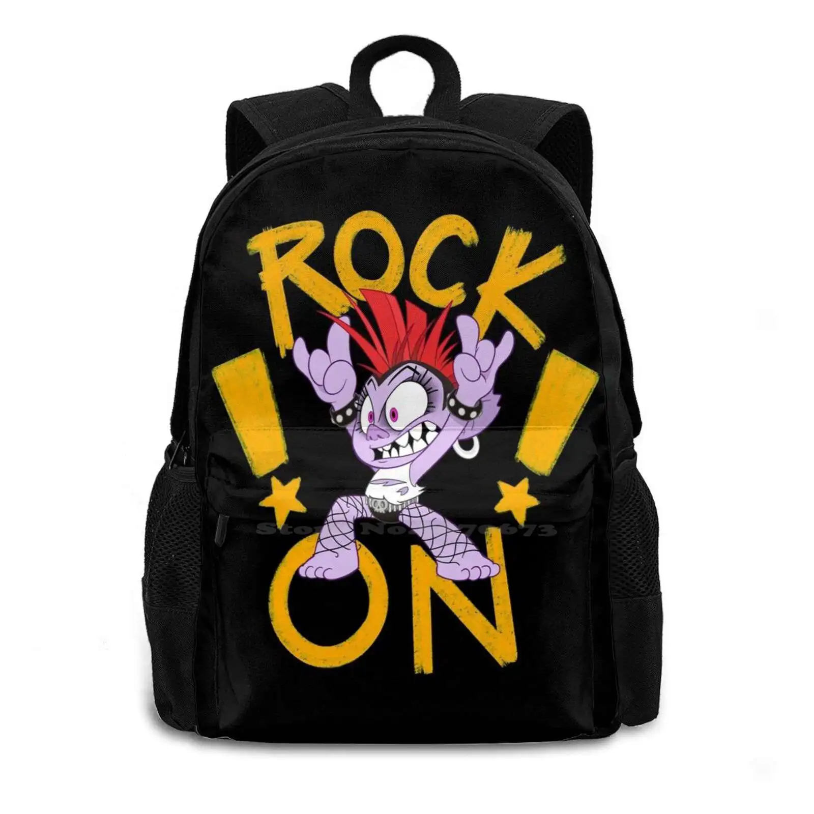 Rock On Barb!! 3d Print Design Backpack Casual Bag Trolls Trolls World Tour Trolls Trolls And