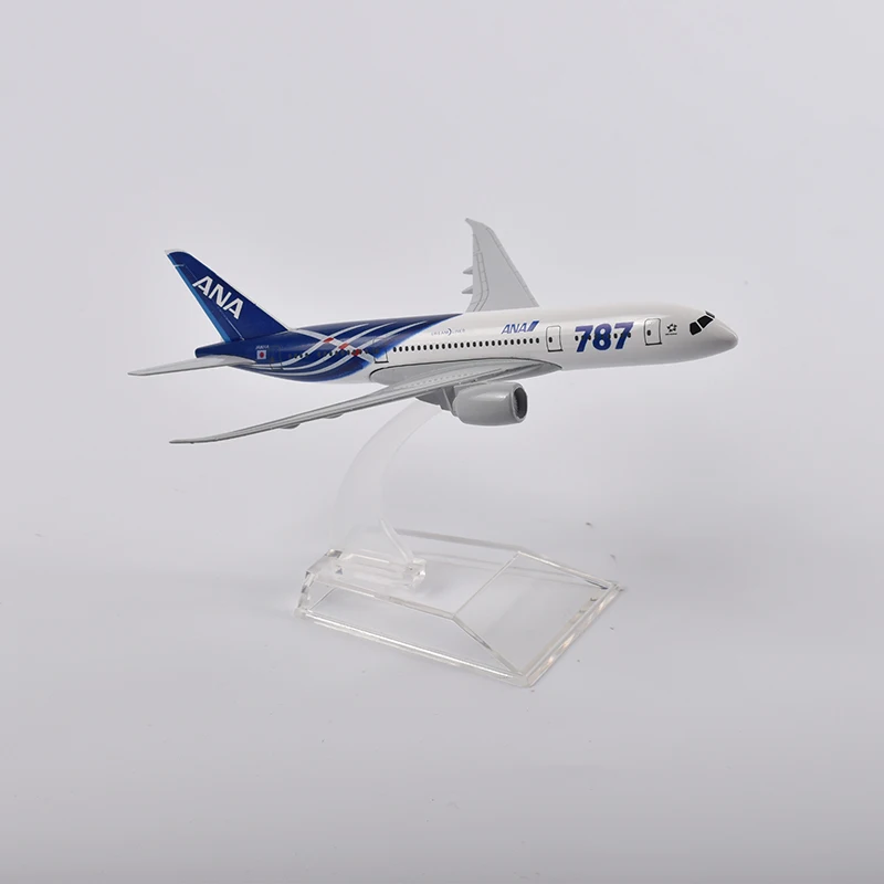 Jason Tutu 16Cm Ana Boeing 787 Vliegtuig Model Vliegtuig Model Vliegtuigen Diecast Metal 1/400 Schaal Vliegtuigen Fabriek Groothandel Dropshippi