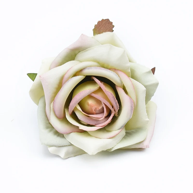 6 Stück Seidenrosenköpfe für Scrapbooking, Hochzeit, Heimdekoration, DIY-Geschenkboxen, Weihnachtsgirlanden, Haushaltsprodukte, Kunstblumen – Detail 11