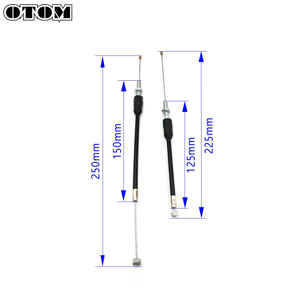 OTOM Motorcycle Control Valve Assembly Cable Wire O-ring Seal Bushing Spring Exhaust Rod Repair Part For YAMAHA DT230 MT250 Bike