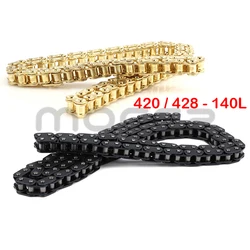 420/428 Chain 140 Links Heavey Duty Drive  Link For Minimoto 150cc 125cc 110cc 140cc ATV Dirt Pit Bike Scooter Gokart