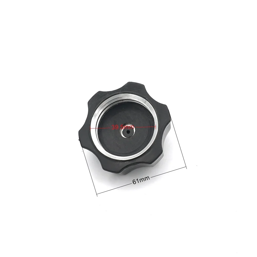ABS Plastic and Plastic Fuel Filler Door Cover Gas Tank Cap for 50cc - 125cc ATV Quads -Black