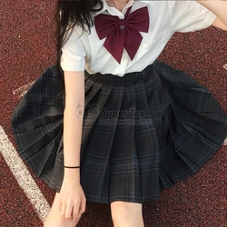 Gray JK Uniform Original Genuine Suit New College Style Japanese Sailor Suit Short Pleated Skirt Two-piece Female Girls Summer