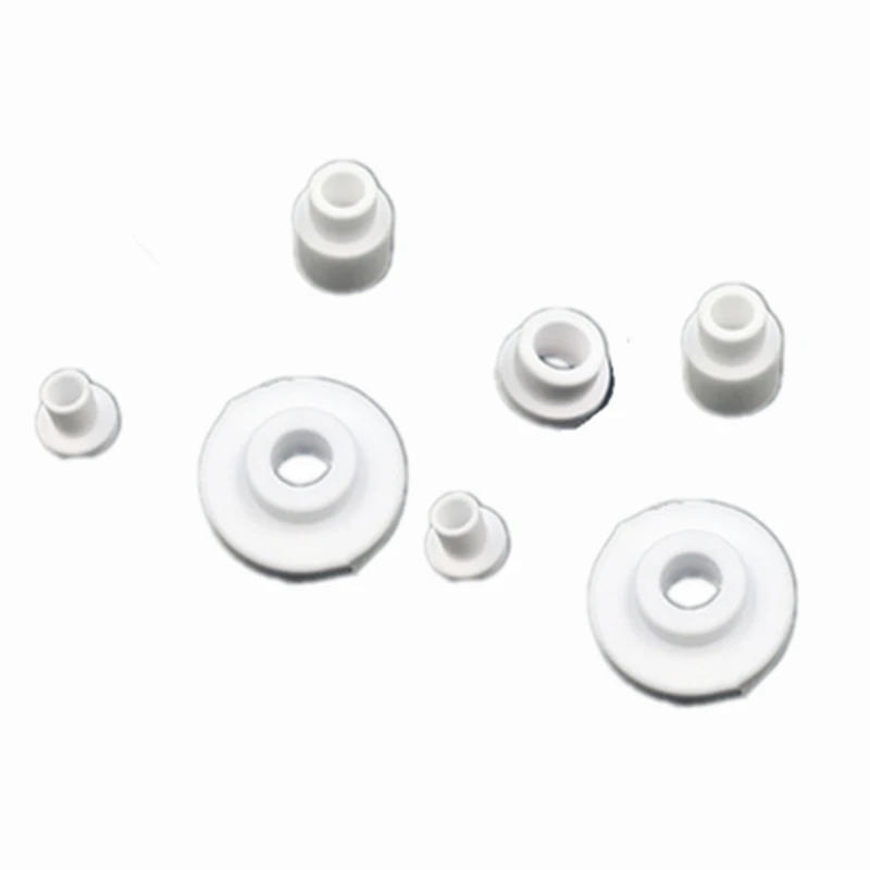 20pcs Al2O3 ceramic seal ring alumina insulation steatite ceramic beads T type insulator parts industrial ceramic parts