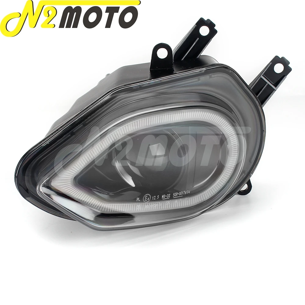 12V LED Headlight DRL High Low Beam Assembly Kit W/ E4 Mark Waterproof Lighting Motorcycle Headlamp For BMW S1000RR 2015-2018