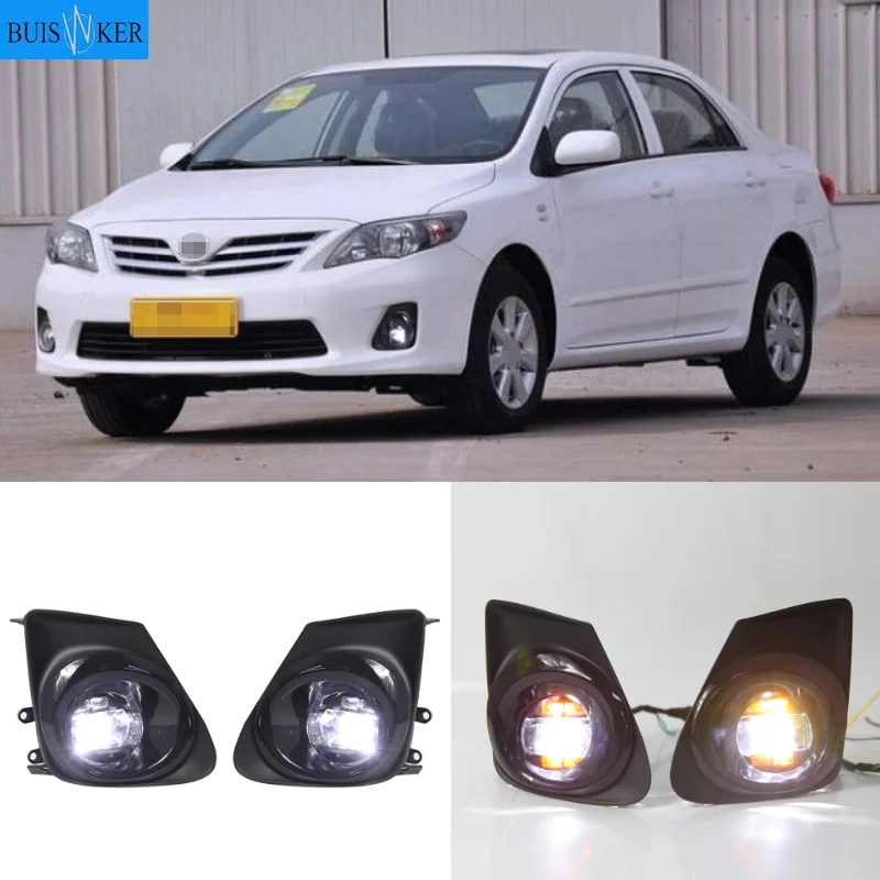 

Fog light for Toyota Corolla 2011-2013 headlight fog lights fog lamps Switch Grille cover halogen LED foglights frame headlights