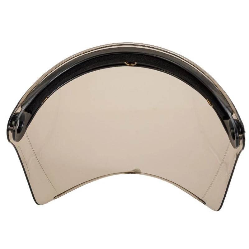 2024 New 3-Snap Helmet for Peak Lens for Sun Shade Shield Wear Resistant for 3/4 Motorcycle Open Face Helmet Visor
