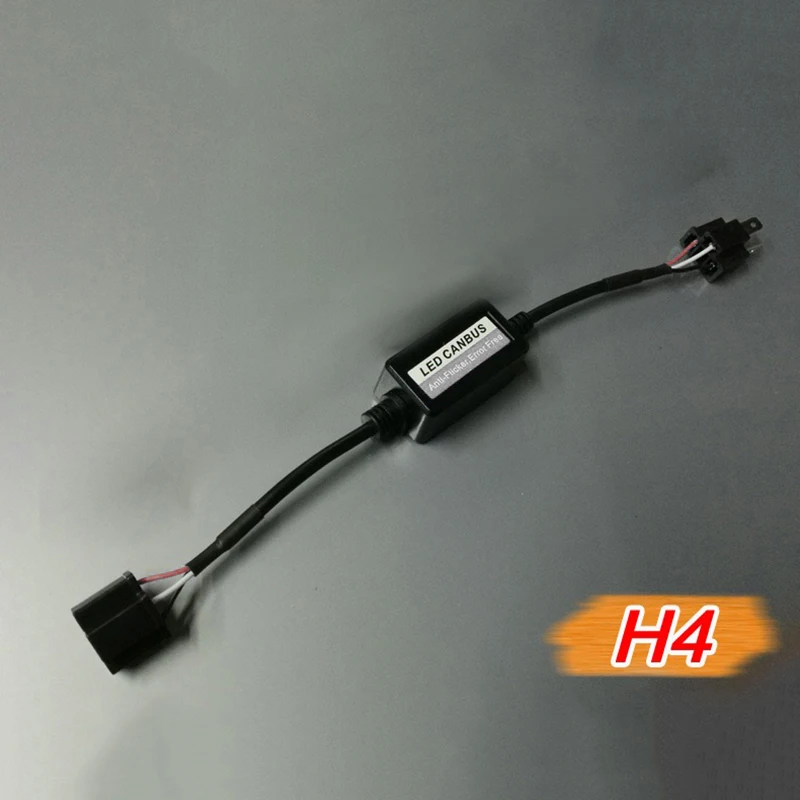 H4 H7 9005 9006 9012 LED Canbus Decoder Adapter Anti-Flicker Harness Bulbs Resistor Warning Error Canceller Dropship