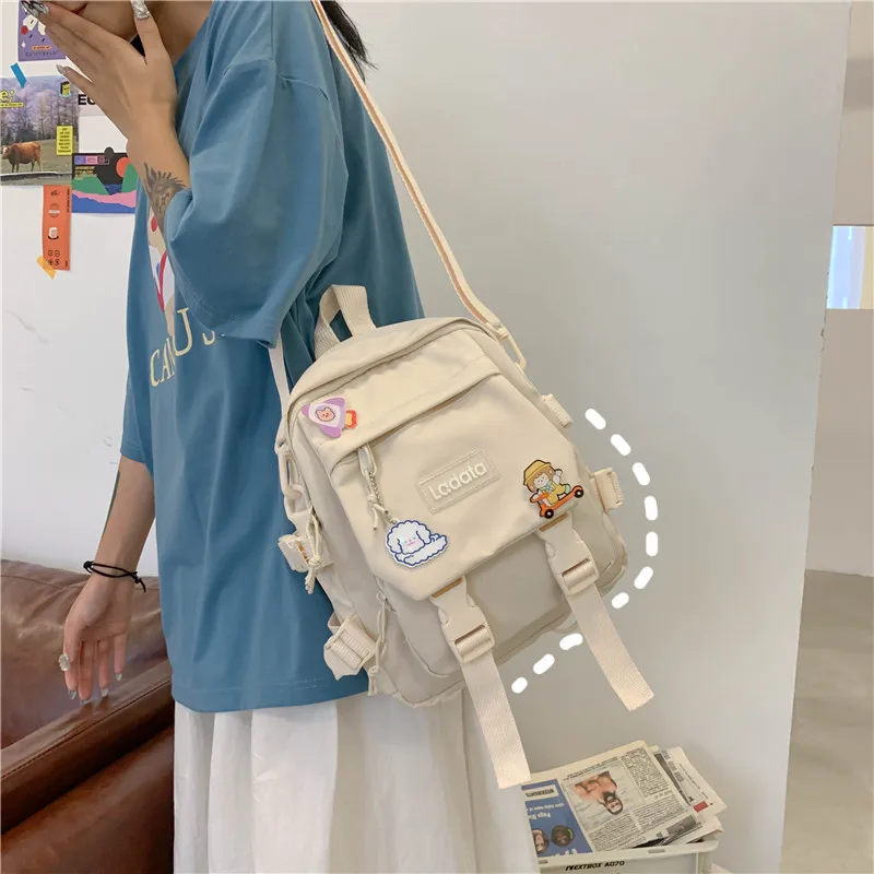 The new Korean version of the mini backpack woman bag cute campus casual shoulder bag parent-child multi-purpose backpack Bolsa