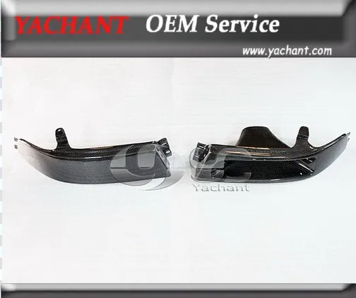 Carbon Fiber Headlight Air Intake Replacement Fit For 1998-2000 Mitsubishi Evolution EVO 5-6