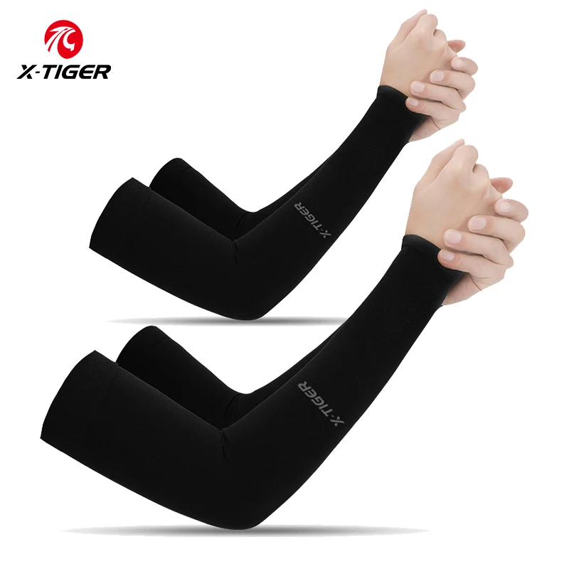 X-TIGER Radfahren Arm Ärmel Eis Stoff Anti-UV Sonnencreme Laufen Radfahren Ärmel Outdoor Sport Radfahren Arm Wärmer Männer Frauen