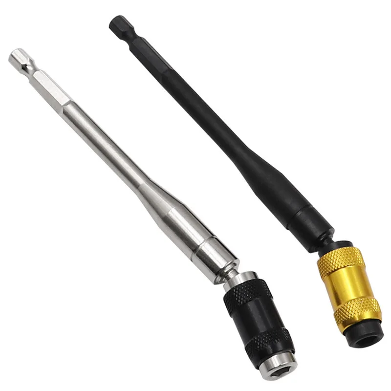 145mm 1/4" Hex Magnetic Screw Drill Tip Locking Bit Quick Change Holder Drive Guide Drill Bit Screwdriver Bit Extension Rod Hot