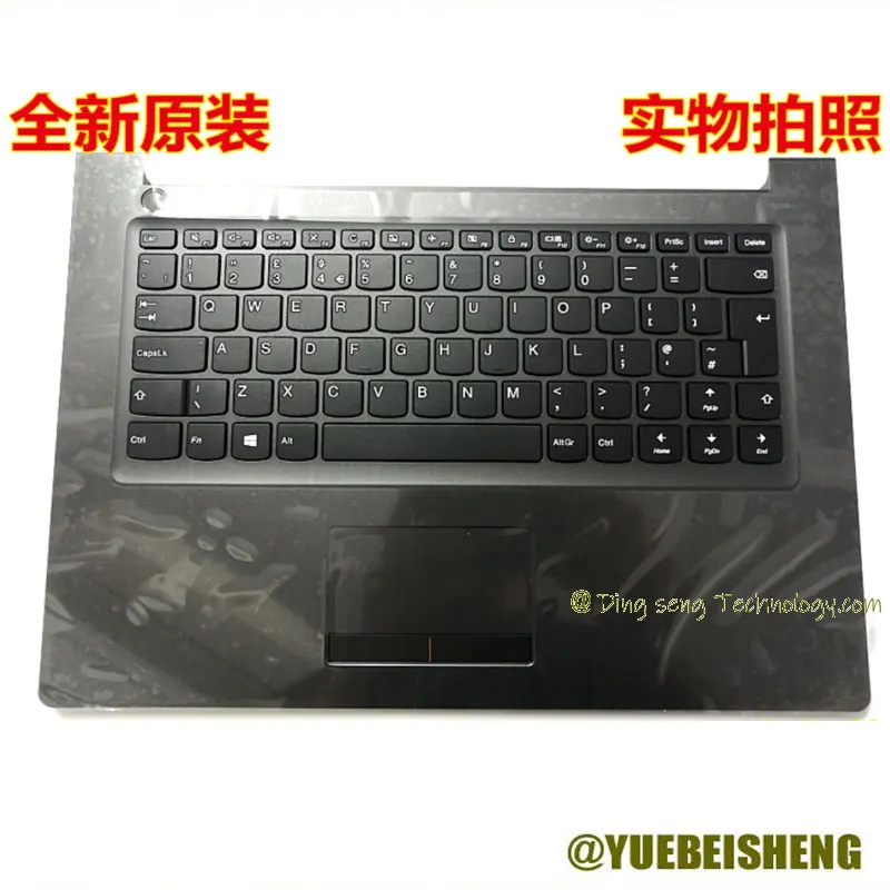 

NEW For LENOVO ideapad 510-14 510-14isk 310-14 310-14isk palmrest UK keyboard upper cover Touchpad 5CB0M29389