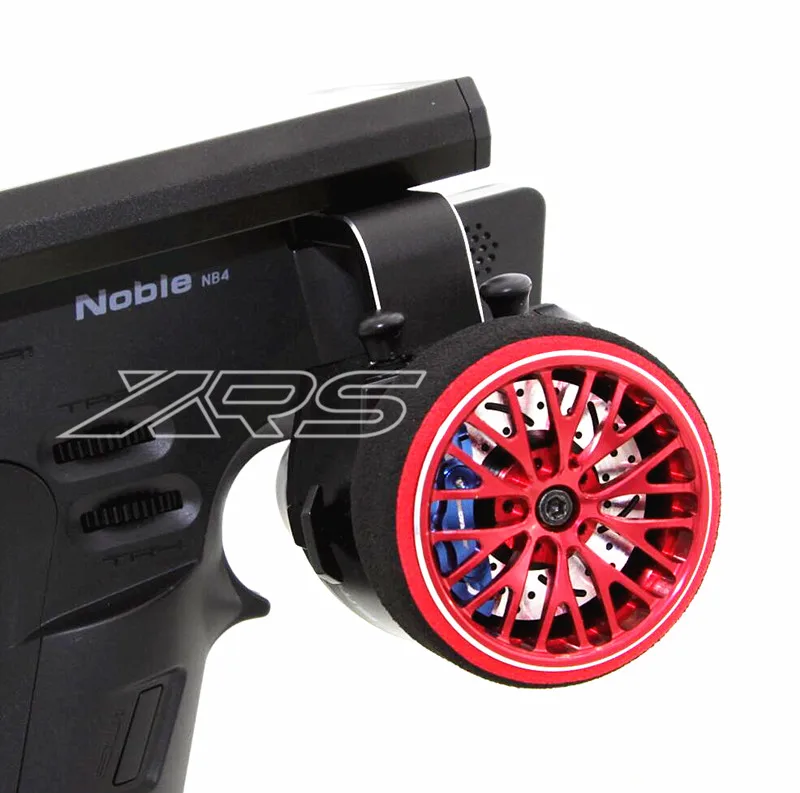 XRSRACING-Flysky Noble NB4 RC Gun Tipo Controle Remoto, RZ-D Atualização Substituição, Simulação Freio A Disco, Roda De Mão