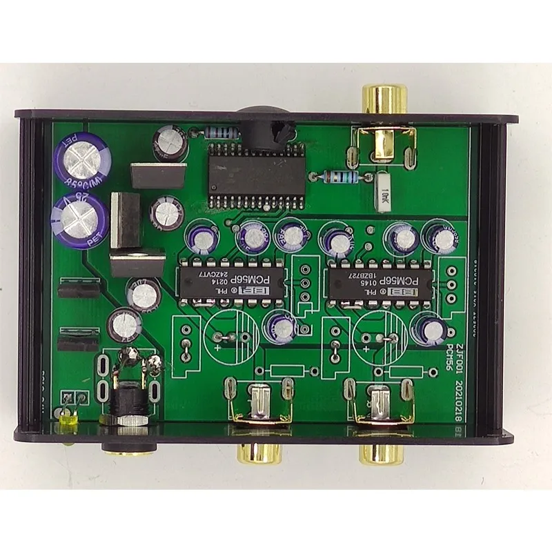 TZT HIFI PCM56 فك DAC آلة الانتهاء تيار مستمر 18-24 فولت
