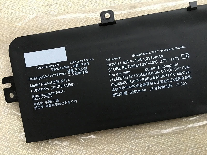 Imagem -04 - Supstone L16m3p24 L14m3p24 L14s3p24 Bateria para Lenovo Xiaoxin 70015isk 17isk Legião R720-15ikb Y700 Y720-14isk E520 Y520-15ikb