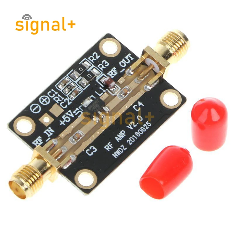 Low Noise Amplifier LNA 0.05-4GHz NF=0.6dB RF FM HF VHF / UHF Ham Radio high linearity low noise amplifier Modules