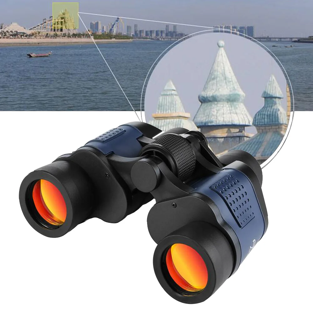 

High Clarity For Outdoor Telescope 60X60 Binoculars Hd 10000M High-power HD red film Double barrel coordinates