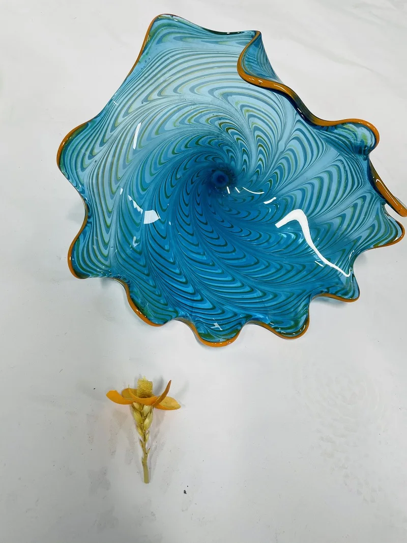 

Hand Blown Glass LED Murano Pendant Lights Italian Design Blown Flowers for Home