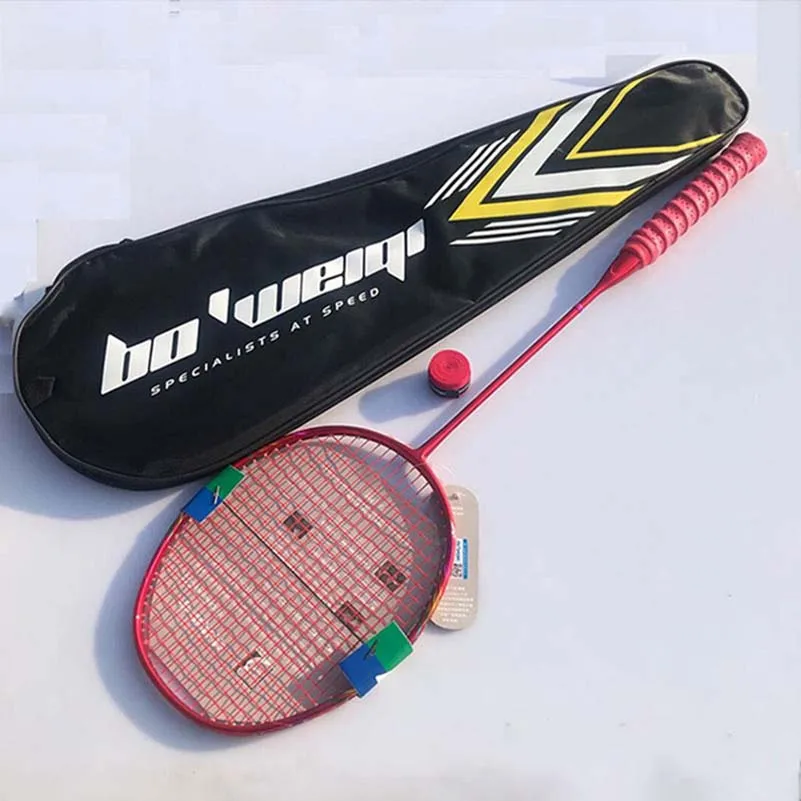 8u profissional 100% raquete de badminton de carbono 24-30lbs g5 ultraleve ofensiva raquete de badminton padel treinamento esportes