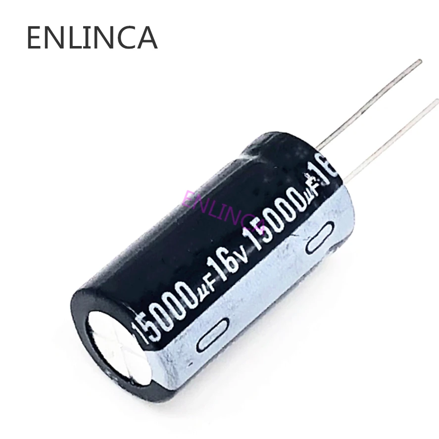 Condensador electrolítico de aluminio, T08, 15000uf16V, tamaño 17x35, 16V, 15000uf, 20%, 2 a 4 unidades por lote