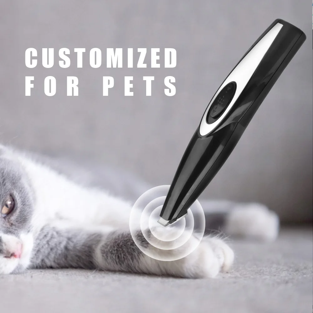 Electric Scissors Pet Grooming Supplies Electric Dog Hair Trimmer Portable Professional Feet Hair Shaving Rechargeable