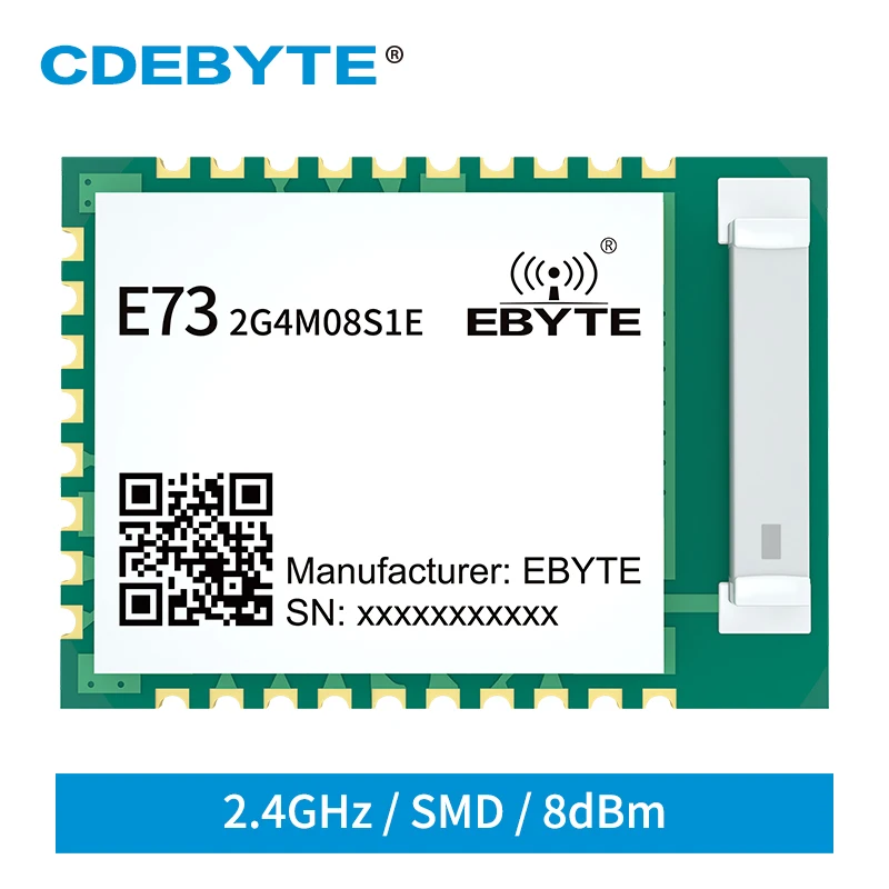 

Радиочастотный модуль nRF52833 2,4 ГГц BLE 5,1 сетчатая нить ZigBee 8dBm E73-2G4M08S 1E, беспроводной приемник для UAV, умного дома, 10 шт.