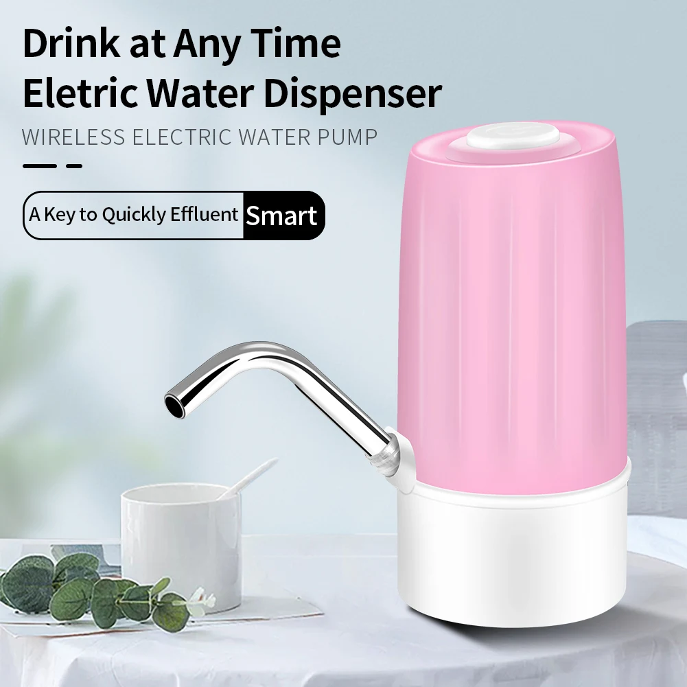 

5 Gallon Bottle Water Jug Pump Electric Water Bottle Pump USB Charging Automatic Portable Water Dispenser