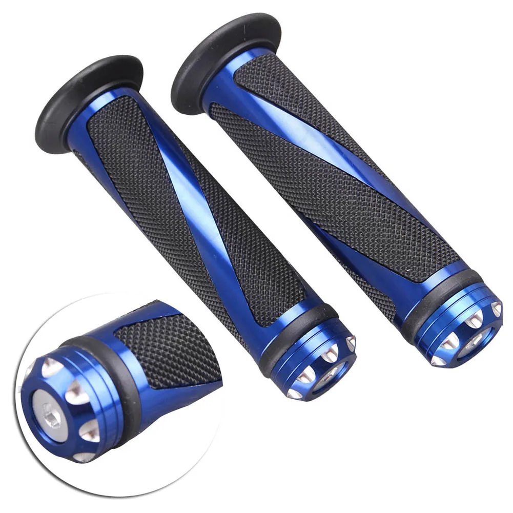 7/8'' Universal Motorcycle Handle Bars & 22mm Left Side Grips + 1