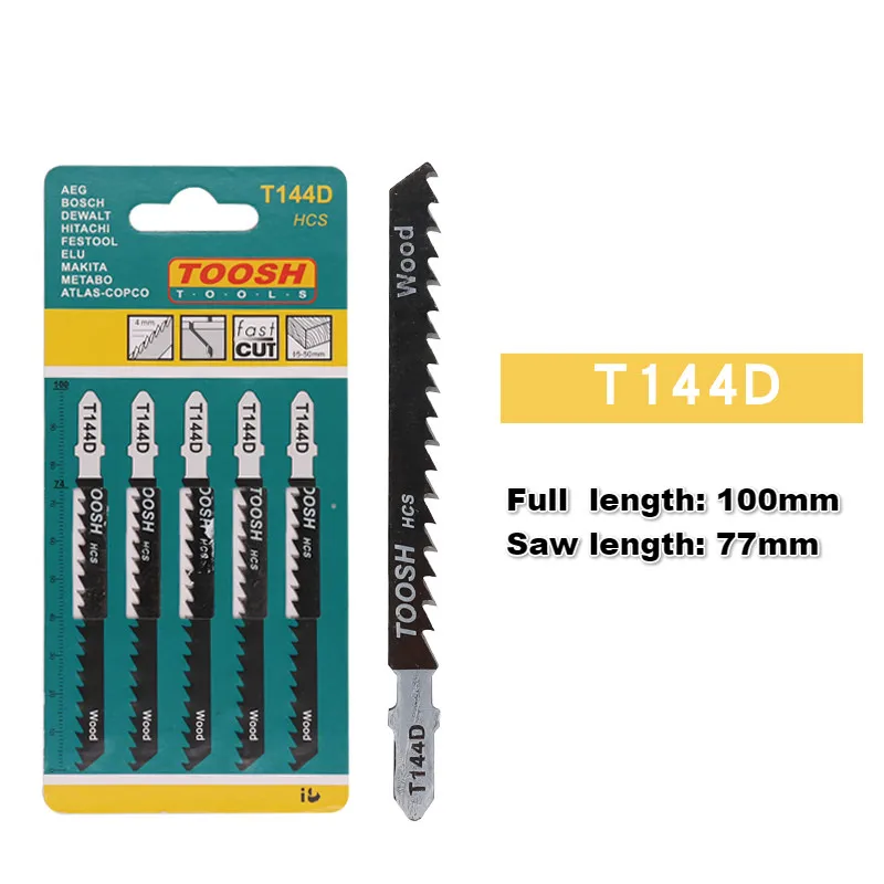 25 Lames Scie Sauteuse T111C TopsTools - Compatibles Bosch Dewalt Makita Milwaukee, Bois Et Panneaux