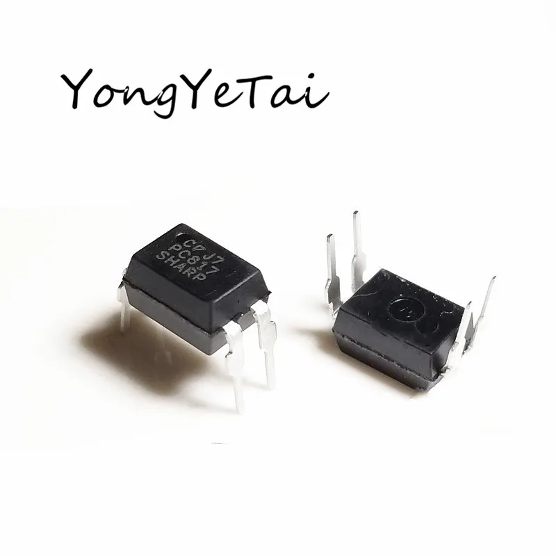 10 Stuks El817c Pc817 Pc817c Fl817c Fl817 El817 Dip-4 Rechte Plug Optocoupler
