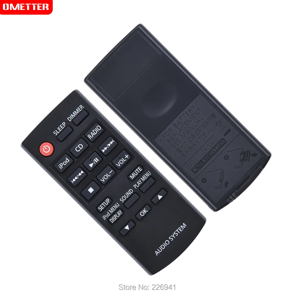 Nieuwe N2QAYC000058 Voor Panasonic Audio Systeem Afstandsbediening Voor SC-HC27 SC-HC38 SC-HC58