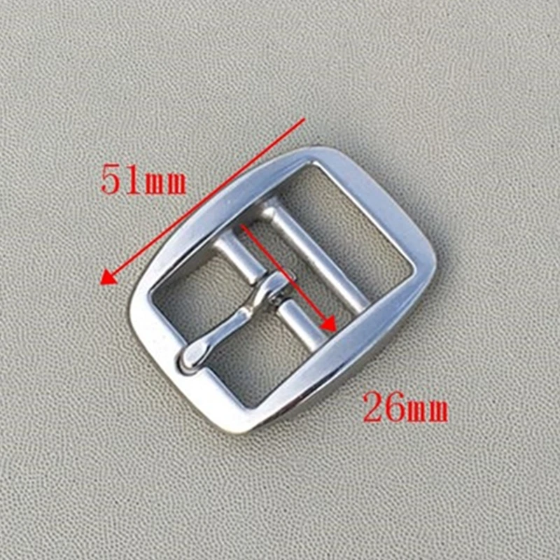 10pcs Stainless Steel Buckle Adjustable Double Bar Buckles 17mm PVC PU Strap Buckle 10mm 13mm 20mm 26mm