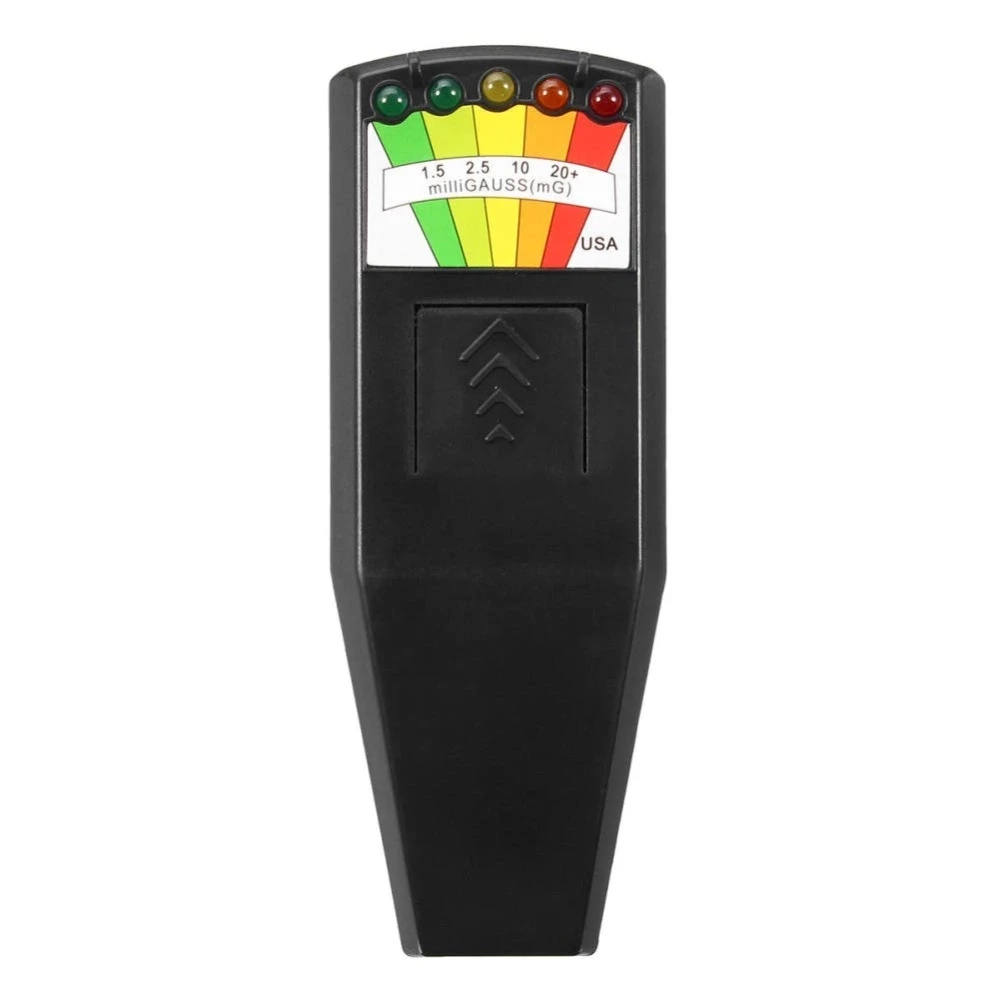 KII K2 Electromagnetic Field EMF Gauss Meter Ghost Hunting Detector Portable EMF Magnetic Field Detector 5 LED Gauss Meter