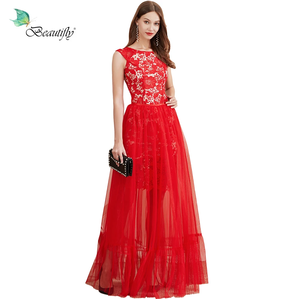 2021 beautifly elegante laço vermelho & tule vestido de baile de formatura festa de casamento à noite mãe dos vestidos de noiva